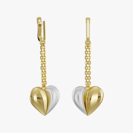 Long Soulmate Gold Earrings